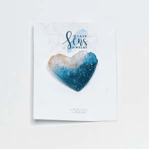 Heart brooch
