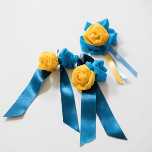 Natalya's flower brooches